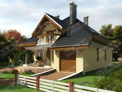 Проект дома Подсолнечник дизайн