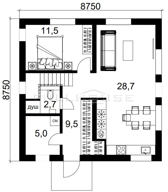 Проект дома FH-113 (119) Status Master_7