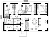 Проект дома FH-115F FOURex Front_5