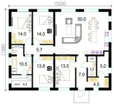 Проект FH-147FHS Full House Sana_5