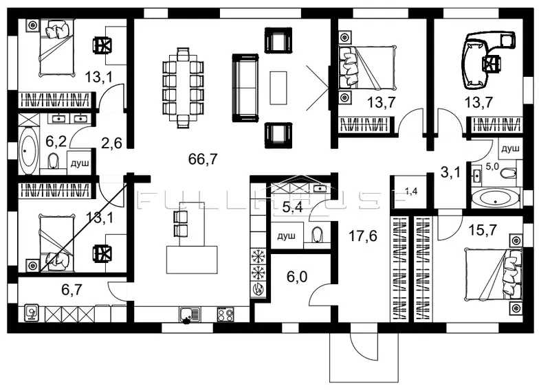 Первый этаж проекта FH-190A Apollo
