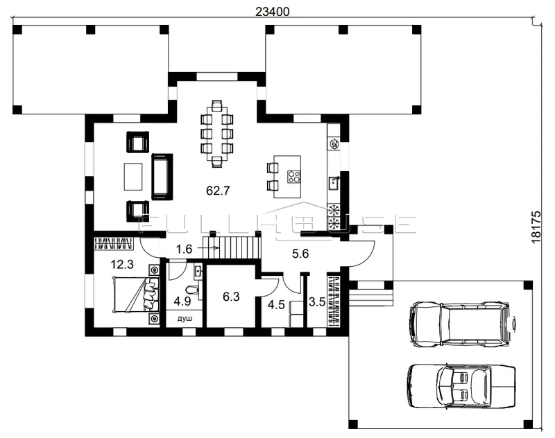 Проект дома FH-200HV Hyper Villa_12