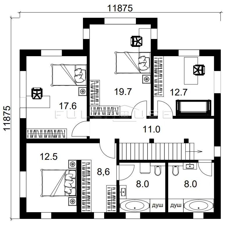 Проект дома FH-200HV Hyper Villa_13