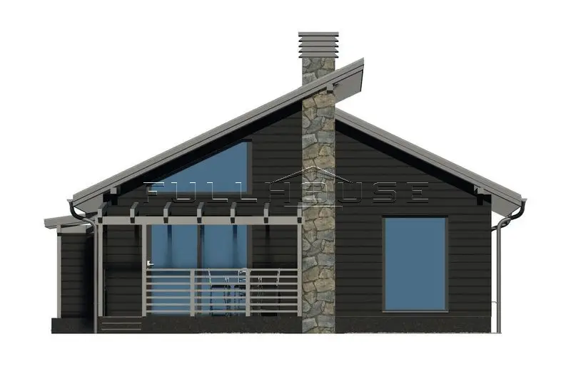 Windows villa проект одноэтажного дома с плоской крышей