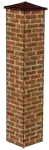 Заборный столб из кирпича